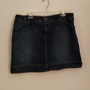 Dark Denim Skort